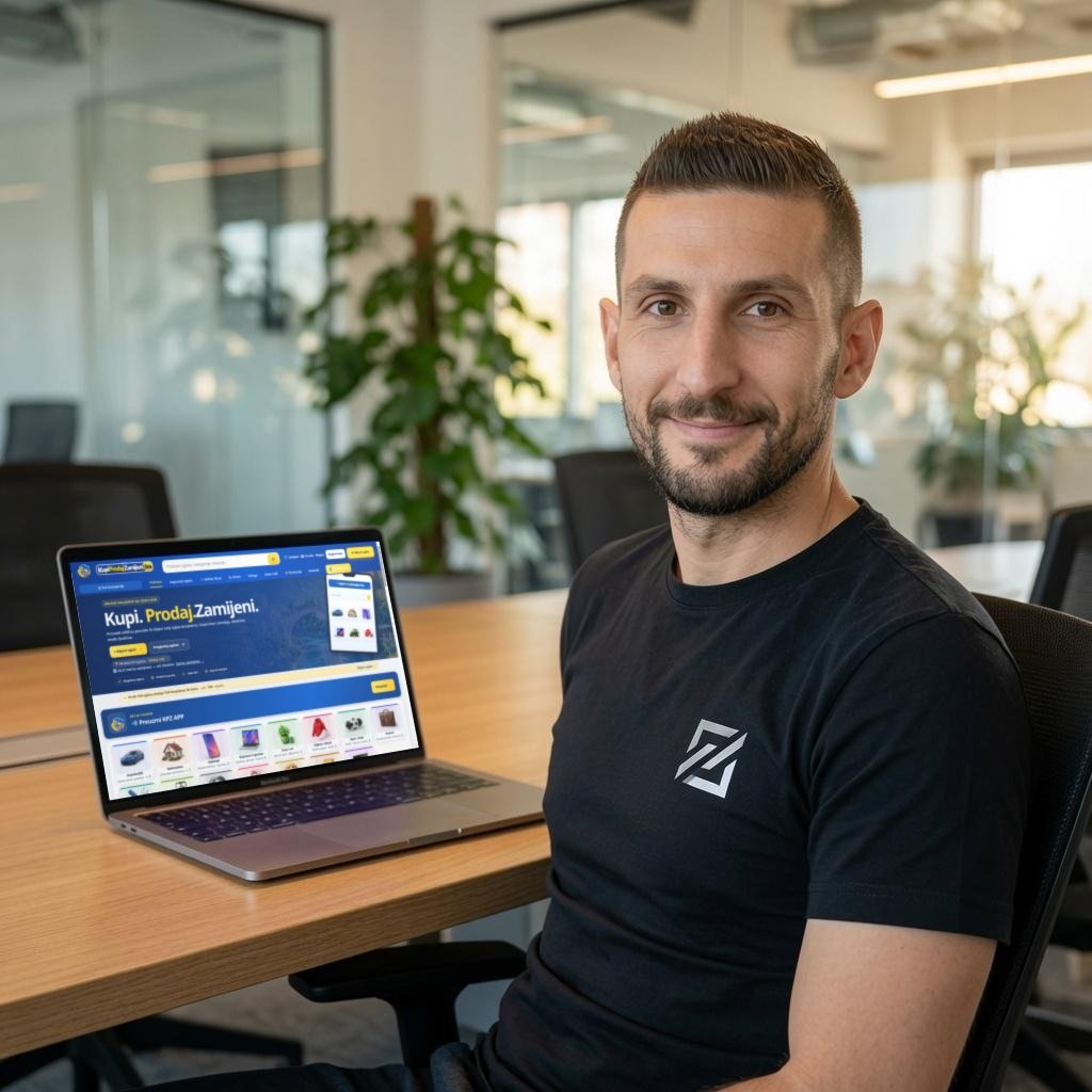 Kenan Suljkanović, osnivač KupiProdajZamijeni.ba